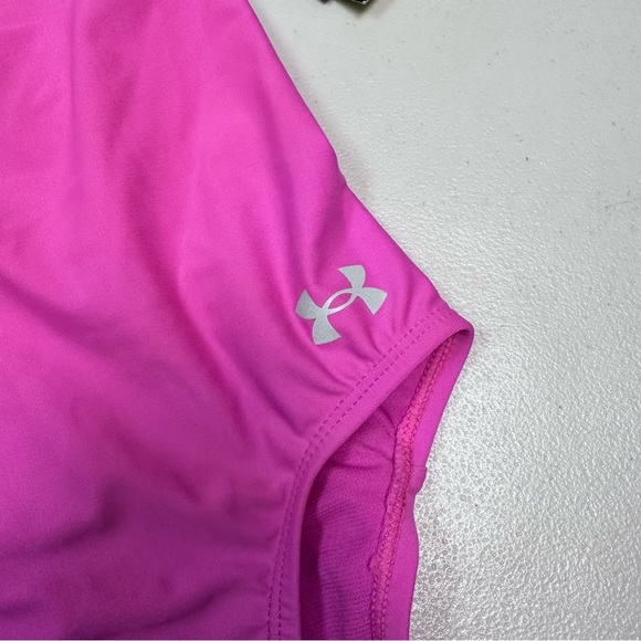 Under Armour Girls Pink One-Piece Swimsuit - Picture 6 of 6